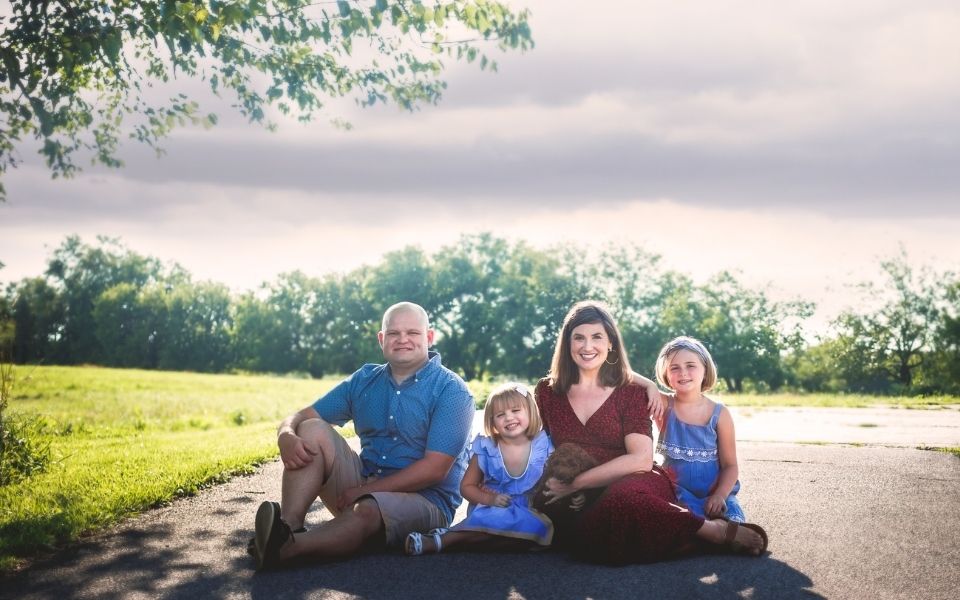 Family session at Norristown Farm Park