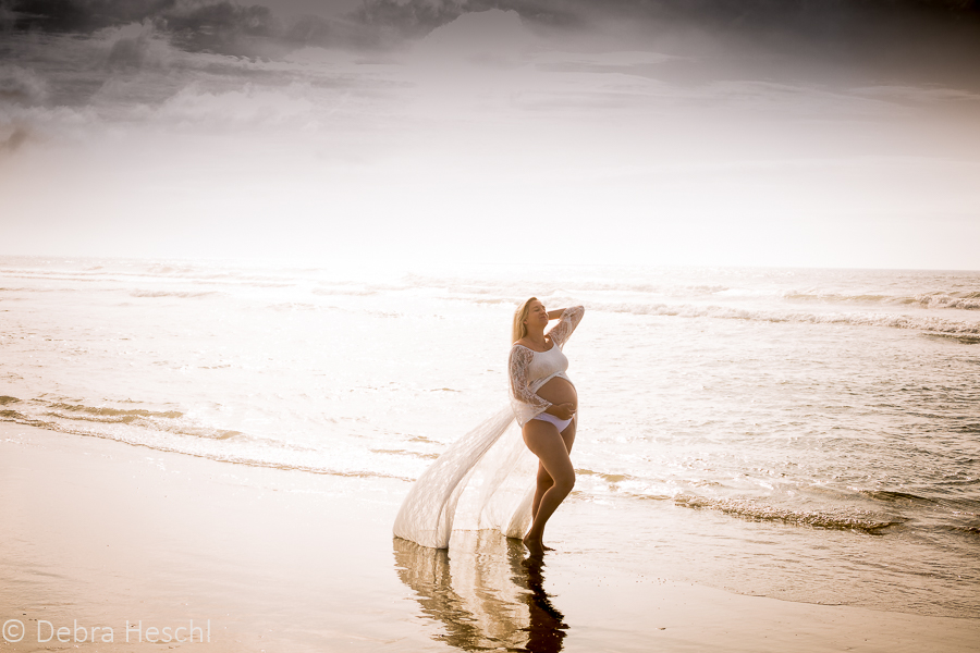 Beach Maternity Shoot