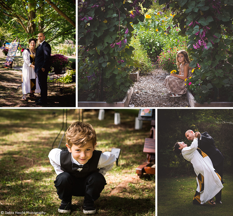 Margaux & Massimo, a beautiful garden for a wedding.